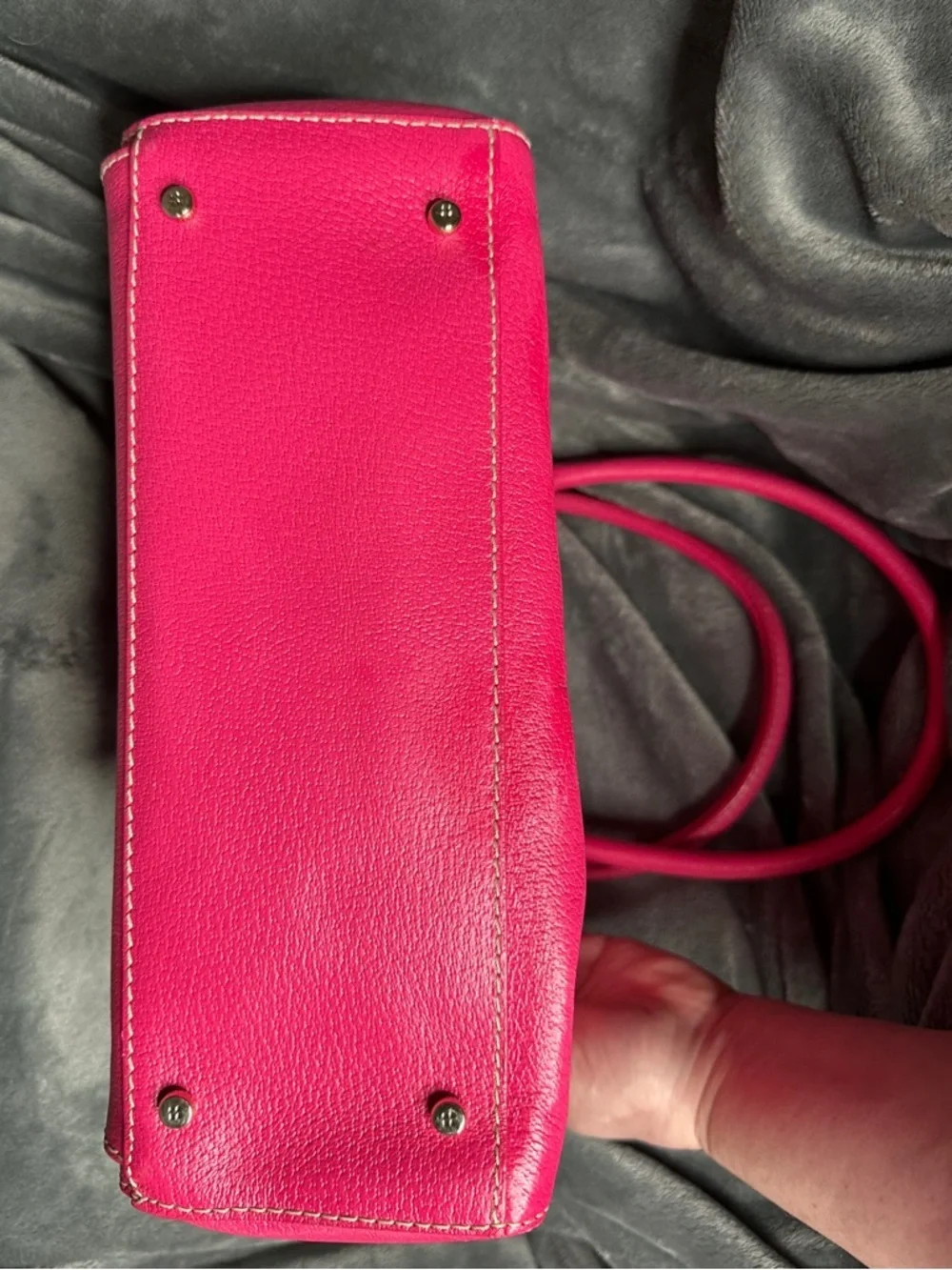 kate spade Hot Pink Leather Shoulder Bag